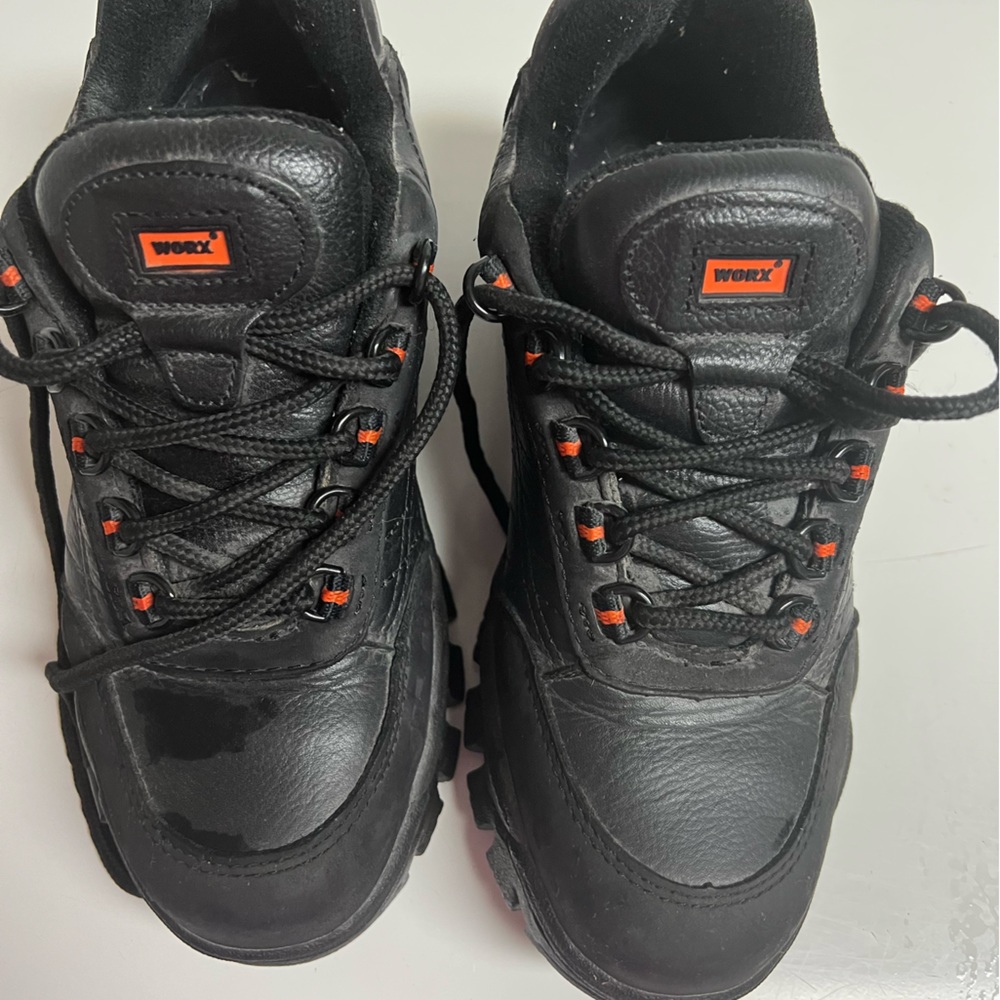 Women’s Red Wing Workx work boots. 7WW. Black steel toe, worn only a few times